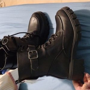 Sincerely Jules black boots with heel brand new with tags